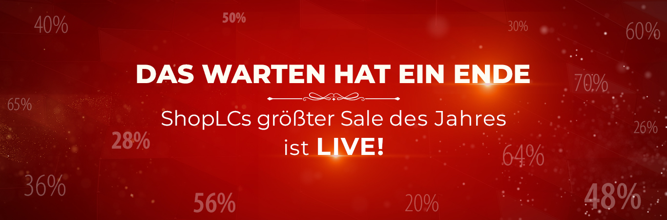 Der größte Sale des Jahres ist zurück - und er ist größer als je zuvor!
